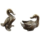Figurines d'animaux en laiton – parfaites pour les amateurs de thé et les collectionneurs, ces inséparables ornements sont un incontournable pour toute table à thé ou décoration intérieure