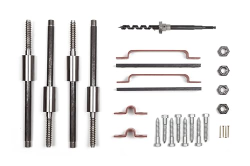 Nelson Treehouse Hardware Kit - Tree Fort System for 3 Trees