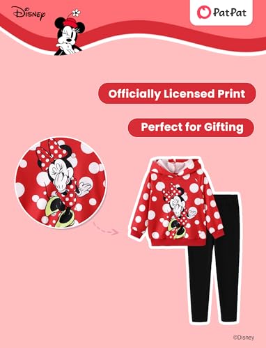 Image of Disney Princess Toddler Girls Clothes Long Sleeve Hoodies and Leggings Clothing Sets Fall Casual Pullover Tracksuit