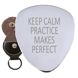 Keep Calm Practise Acier médiator gravé en porte-clés support - Les Beatles, Paul McCartney, John Lennon, RIngo Starr, George Harrison
