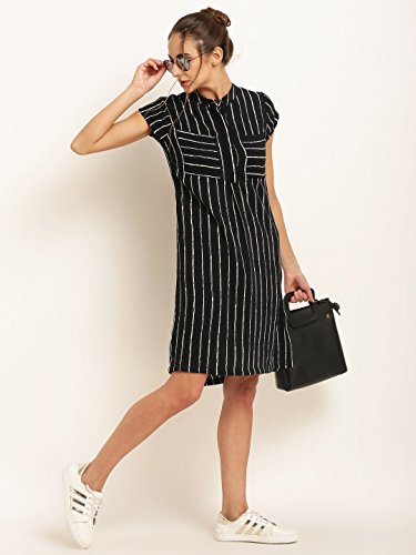 Image of Rare Women's Polyester A-Line Knee-Length Casual Dress