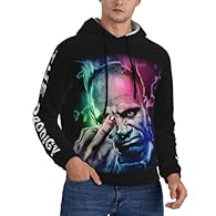 Classic Logo Prints Pullover Jumpers Breathable Hoodies Patterned Sweatshirts For Mens Stylish and trendy pattern, long sleeves with front big pocket which can carry many stuff Ideal for casual outings, school, music festivals, concerts,parties, club...