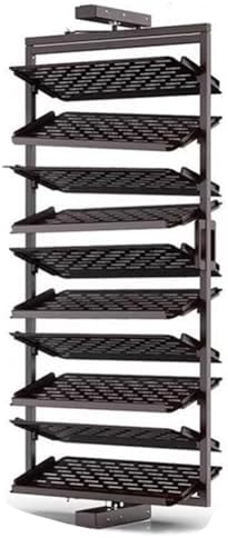 Shoe Storage Cabinet Cabinets Hallway Slim Cupboard Cupboards Hallways Slimline，Pull-Out Shoe Rack,Pull-Out Shoe Rack Organizer, 4-10 Tiers Tall Rack for Closet Cabinet, Rotate 180° Stackabl