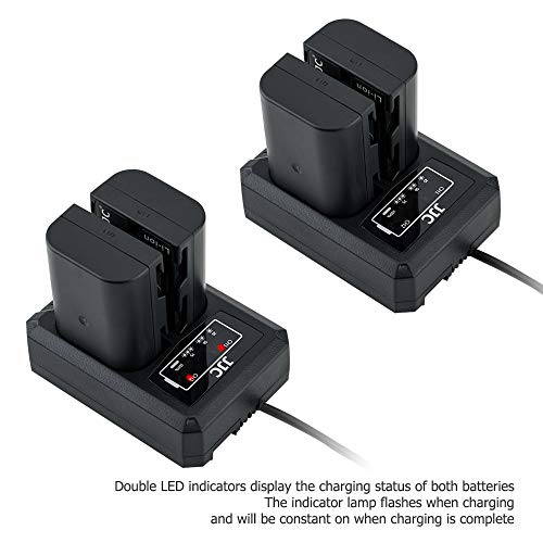 Image of JJC DMW-BLF19 DMW-BLK22 Battery Charger for Panasonic Lumix DC-GH7 GH6 GH5