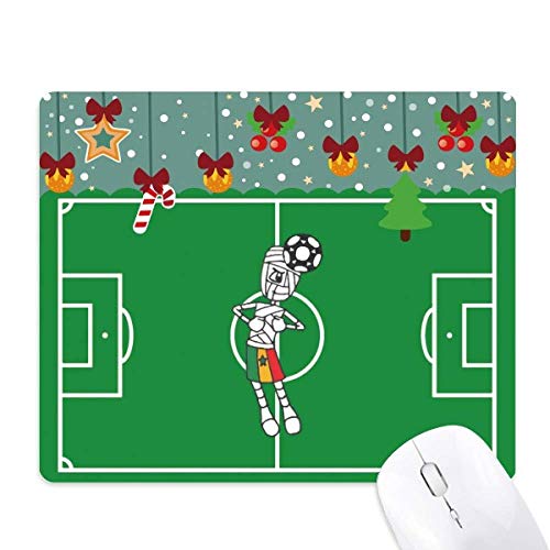 Tapis de souris en Arabie Saoudite pour joueur de football de dessin animé maman de jeu de bureau tapis de Noël en caoutchouc