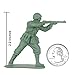 BMC CTS WW2 Italian Plastic Army Men - 24pc Gray-Green Italy Soldier Figures