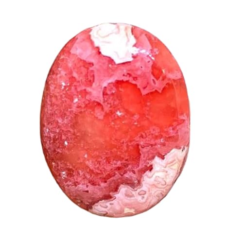 Cabochon rhodochrosite naturelle 32x24mm pour création de bijoux