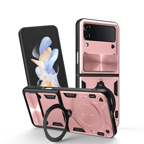 Coque Galaxy Z Flip 4 évite les bris d'écran avec sa béquille antichoc robuste aimantée