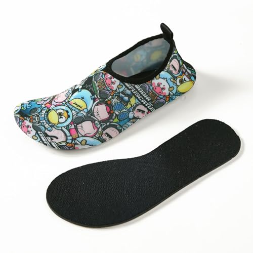 Water Shoes for Women Men Quick-Dry Aqua Socks Canyoning Shoes Swim Beach Barefoot Yoga Exercise Wear Sport Accessories Pool Camping Must Haves Adult Youth Size2