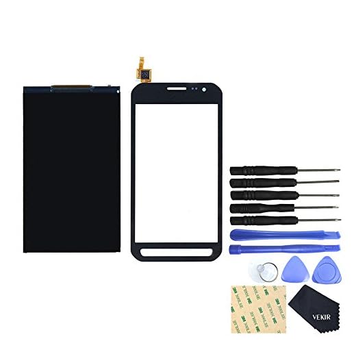 VEKIR displayskärm + pekskärm för Samsung Galaxy Xcover 3 SM-G388F