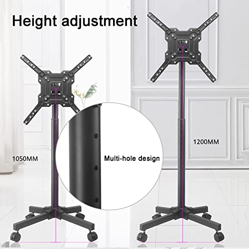 Soporte móvil de TV para 17-50 pulgadas regulable en altura miniatura 3