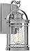 Quoizel BKR8406IA Booker Industrial Outdoor Wall Lantern Wall Sconce Lighting Fixture, 1-Light, 100 Watt, Industrial Aluminum (12"H x 7"W)
