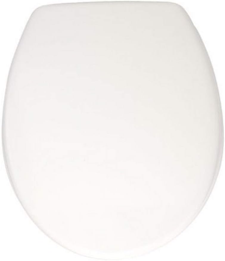 Wenko 123004100 Topasthermoset Plastic Toilet Seat, White