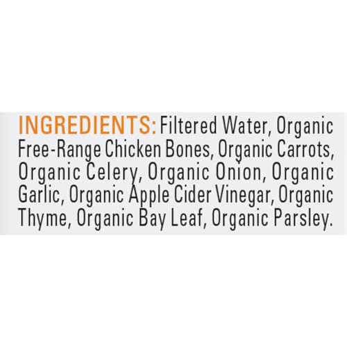 Bonafide Provisions Fresh Organic Chicken Bone Broth - No Salt Added, 16.9oz - 6 Pack