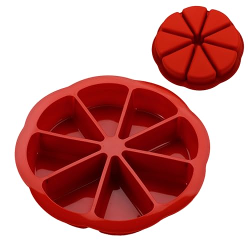 Silicone Cake Molds - Non-Stick Mould for Baking, 8-Cavity Scone Pan with Authentic Materials, Reusable Dessert Moulds for Effortless Baking and Easy Cleaning
