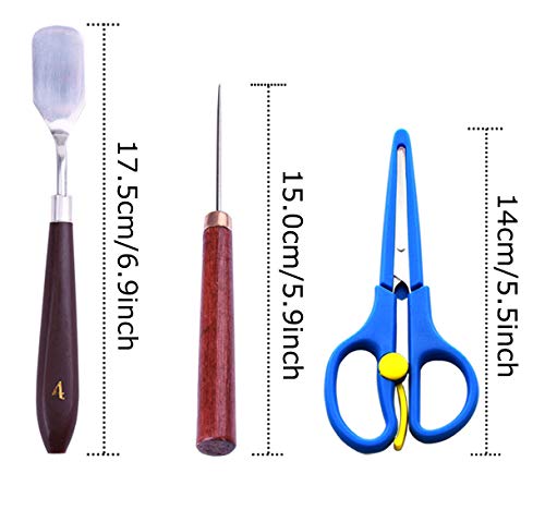 10 Pieces Craft Vinyl Weeding Tools Stainless Steel Precision Craft Basic Set Craft Vinyl Tools for Weeding Vinyl, HTV, Lettering