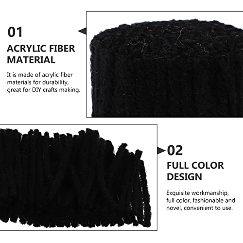 Ultnice Sewing Yarn Sewing Yarn 10 Rolls Hook Yarn Rug Yarn Sewing Replace Yarn Threads Bundles Cutter Rug For Diy Knitting Making Pillowcases Blankets Black Precut Rug Yarn Pre- Cut Rug Yarn #TOP4