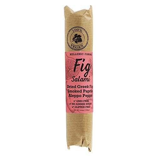 Hellenic Farms Vegan Salami, Smoked Paprika Aleppo Pepper Fig, 6.4oz image 3