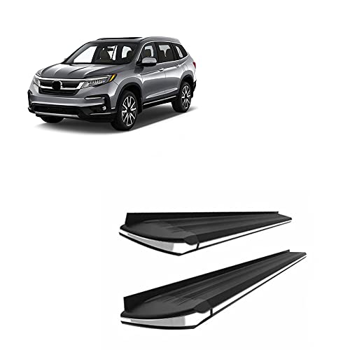 Estribos Black Horse de aluminio negro EXCEED para camioneta miniatura 1