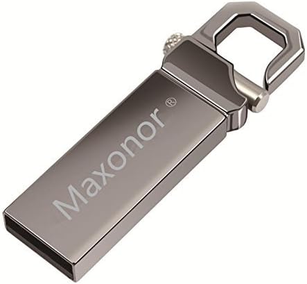 KMNL 2TB USB 2.0 Flash Drive Waterproof Metal Pendrive High Speed USB Stick (Gray)