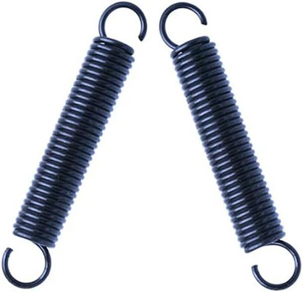 Nickel Wire，Nickel Element Stainless Steel Spring, Metal Springs 2pcs Wire Dia 2mm Tension Spring with Open Hook OD 10-17mm Expand Spring Pullback Spring Long 30-100mm(50mm)