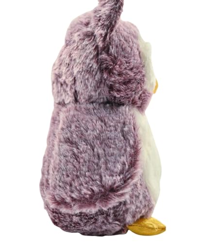 Image of Tickles Cute Owl Soft Stuffed Plush Bird Toy for Kids Boys & Girls Birthday Gift (Color: Purple Size: 25 cm)