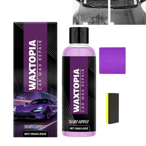 Waxtopia Car Scratch Remover,Car Scratch Repair Kit,Car Scratch Repair Wax,Quickly Repair Scratches,Car Paint Scratch Repair,Car Scratch Remover Kit with Wipe Sponges,Vehicle Polishes,100g