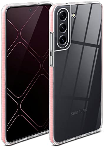 Coque silicone Samsung S21 FE 5G évitez les casses avec ce rose transparent
