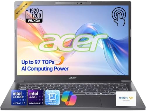 Acer Aspire 14 Copilot+ PC Laptop, Intel Core Ultra 5 226V AI Pro...