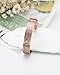 Jecanori Copper Bracelet for Men, 18X Strength 99.99% Pure Solid Mens Magnetic Copper Bracelets