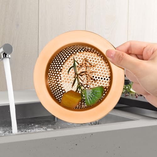 2PCS Colador para Fregadero Cocina de Acero Inoxidable miniatura 2