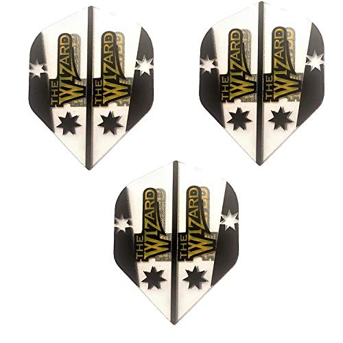 Winmau Rhino Pro Player Simon Whitlock The Wizard Dart Flights (3 Sets - 9 Flights)