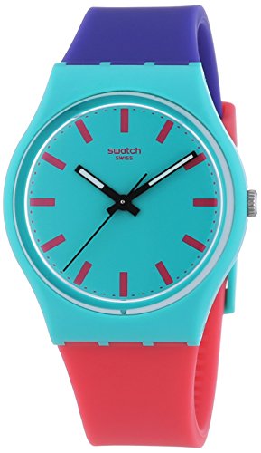 Swatch Reloj Analógico de Cuarzo Unisex con Correa de Plástico – GG215