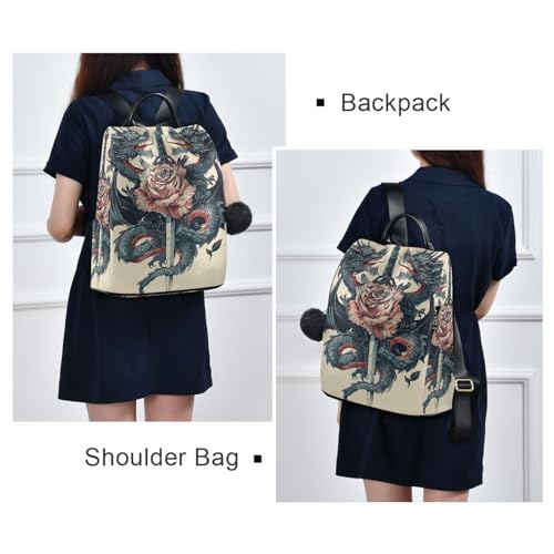 Sac de voyage rose deux dragons idéal pour les sorties urbaines - 7