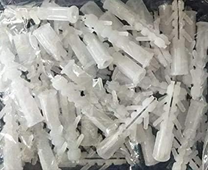 Plug/Plastic Wall Plug 25x6mm Pack of 100 nos