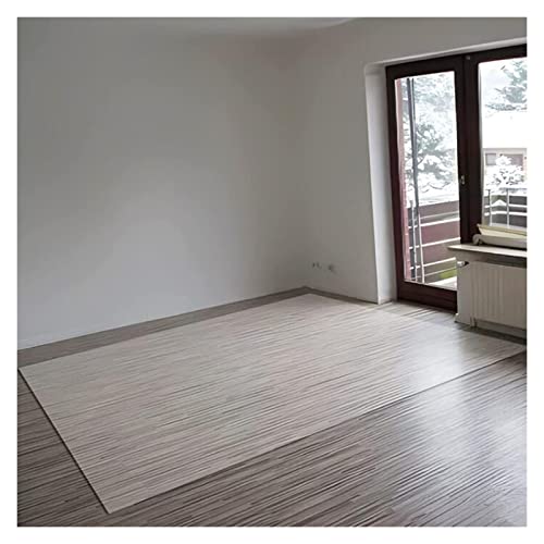 Protector de alfombra de vinilo transparente rectangular de 120 x 150 cm y 1,5 mm para suelo 3
