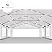 AMERICAN PHOENIX Party Tent PVC 20x20 ft Heavy Duty Canopy Shelter for Wedding Event White with Fire Retardant (20x20 FT, White-PVC)