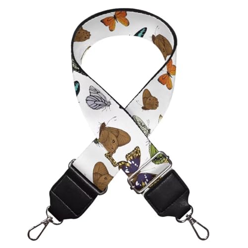 Image of Coldinair Vintage Butterfly Purse Strap Replacement Crossbody Handbag Straps Wide Wide Strap for Crossbody Bag