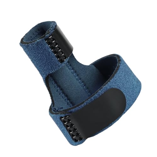 Beavorty Finger Strap Replacement Heel Tips Square Adjustable Fixing Strap Protection Splint Tool Finger Splint Brace Pencil Dispenser Finger Support Finger Stand Blue Aluminum Alloy