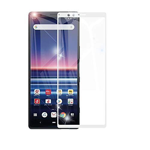 Sony Xperia 1 �K���X�t�B���� SOV40/SO-03L �K���X�t�B���� 4D���E���h�G�b�W���H �t���J�o�[ �S�ʕی� �G�N�X�y���A 1 �����K���X �t���ی�t�B�����y�N���A�z�z���C�g