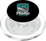 Océanos Sin Plástico Mar Gratis Contaminación por Plásticos PopSockets PopGrip para MagSafe