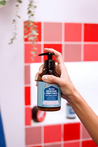 Ayurvita Ultra Nourishing Conditioner With Neem & Reetha - Gentle Daily Conditioning For All Hair Types - Nourishes Scalp And Roots - Natural, Plant-Based Ingredients - Ayurvedic Hair Care - 10 Fl Oz #TOP4