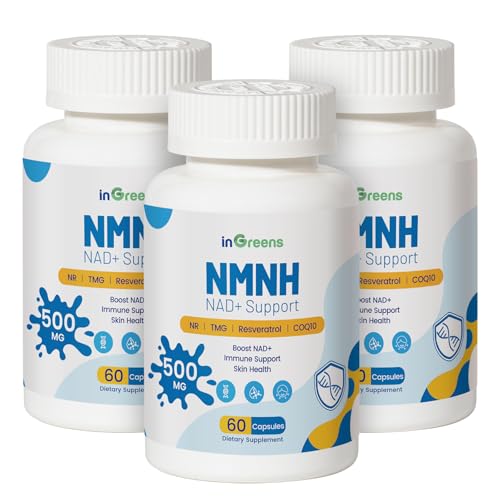 inGreens 500mg NMNH NMN Supplement Alternative with NR TMG Resveratrol COQ10 NAD Supplement Anti Aging Energy Boost NAD+ Levels (3)