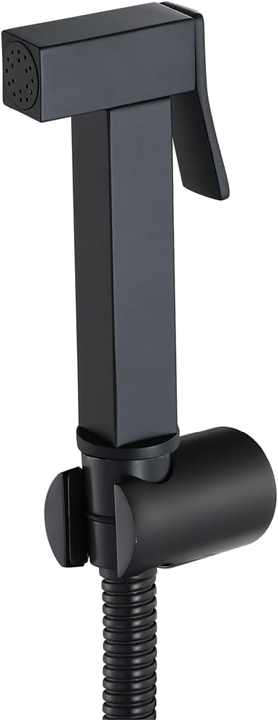 Toilet Bidet Kit - Brass Handheld Bidet Sprayer - Wall Mounted Toilet Shower Head with Hose and Holder