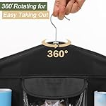 Wrapping Paper Storage, Gift Wrap Organizer Holder Double-Sided Hanging Gift Bag Storage Organizer - Image 4
