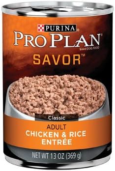 Purina Pro Plan Dog Food Chicken & Rice 13 Oz Can (13 Ounce (Pack of 1)) Thumbnail