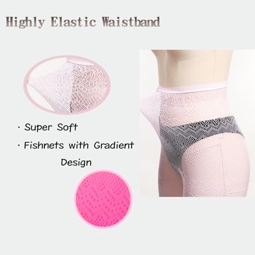 Image of Benefeet Sox Womens Fishnets Girls Fishnet Tights Sexy High Waist Fishnet Stockings Sheer Mesh Hollow Out Pantyhose
