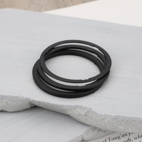 EMSea 16-teilige Tretlager-Abstandshalter Mountainbike-Tretlagerscheiben Kompatibel mit Shimano BB51 BB52 BB70 35 X 41 Mm Schwarz (Dicke 2,5 Mm 1,8 Mm 0,7 Mm)