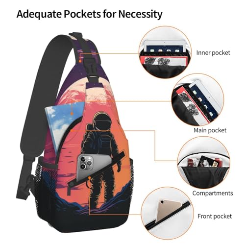 Bolso Pequeño de Hombro para Senderismo Unisex miniatura 4