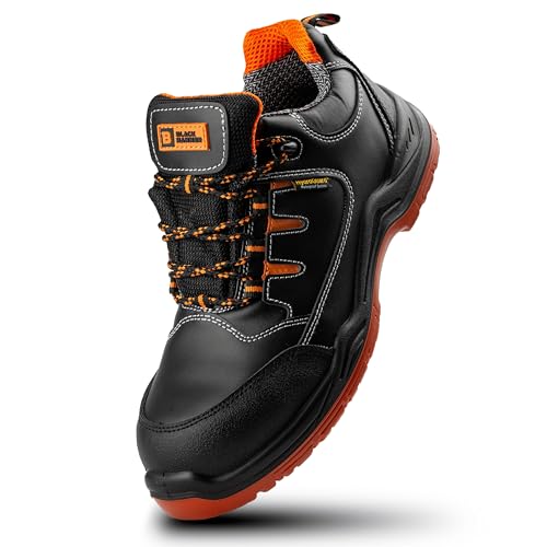ELTEN Herren Elten Sicherheitsschuhe S3, Herren, Leicht, Schwarz, Stahlkappe Sicherheitshalbschuh Renzo XXW Low ESD S3 Größe 42, Schwarz, 42 EU X-Weit 3 BLACK HAMMER Sicherheitsschuhe Herren S3 SRC leicht Kunststoffkappe und Kevlar Zwischensohle Wasserdicht Arbeitsschuhe knöchelhoch Sicherheitsstiefel Wanderschuhe 9007 (42 EU)